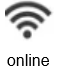 Wifi Icon online text