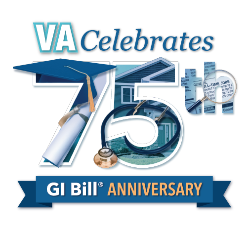 GI Bill 75th Anniversary logo